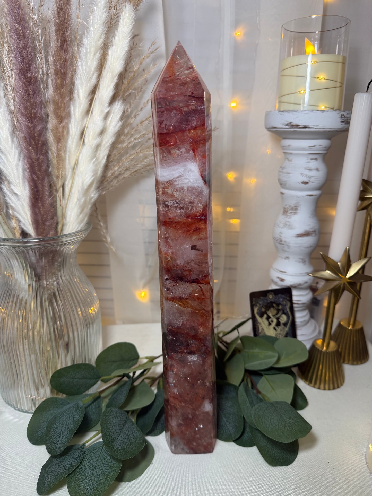 Fire Quartz Statement Tower