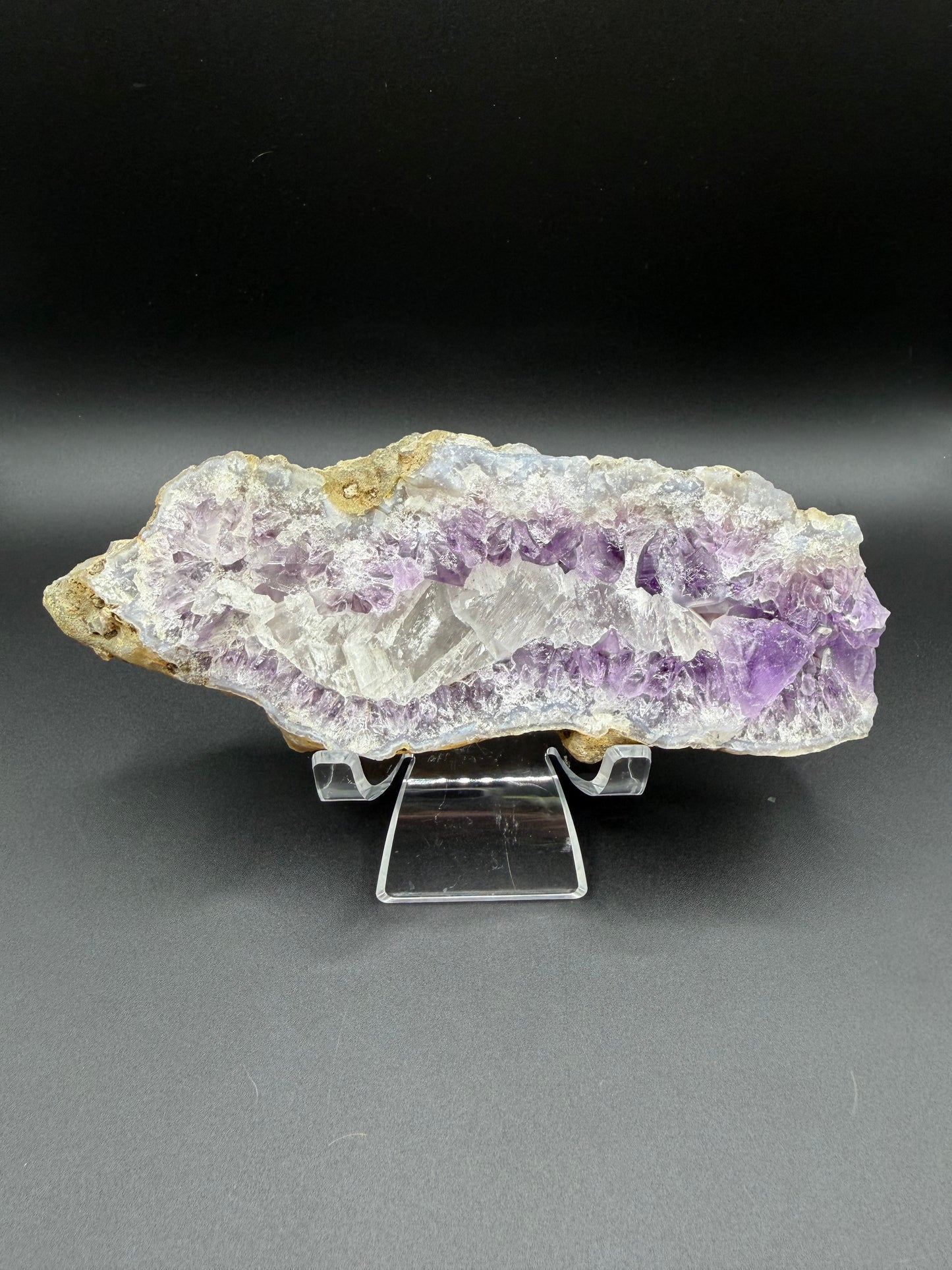 Amethyst & Calcite Slab