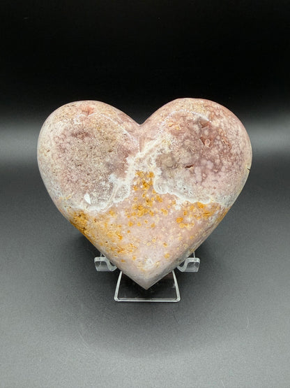 Pink Amethyst Heart