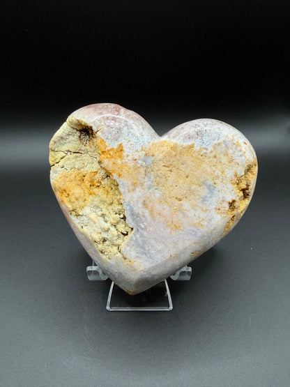 Pink Amethyst Heart