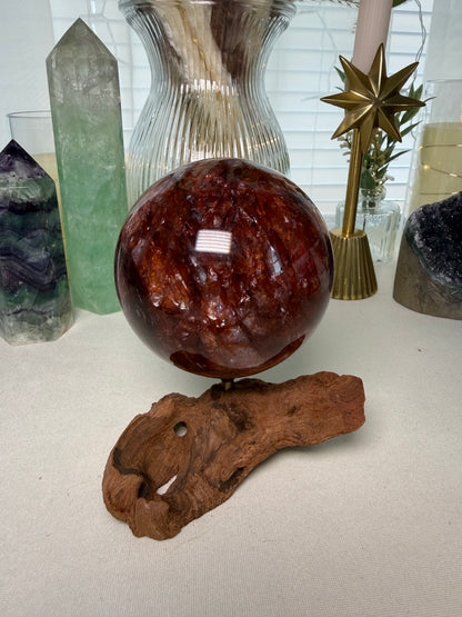 Fire Quartz Sphere