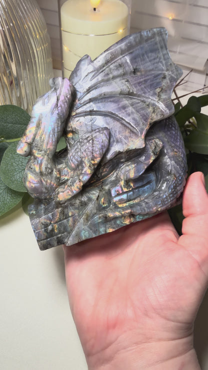 Labradorite Dragon
