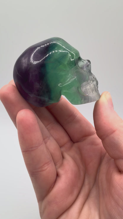 Fluorite Skull