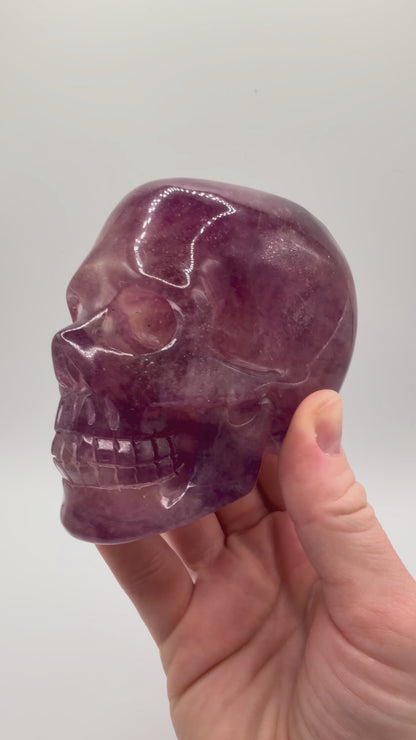 Fluorite Skull