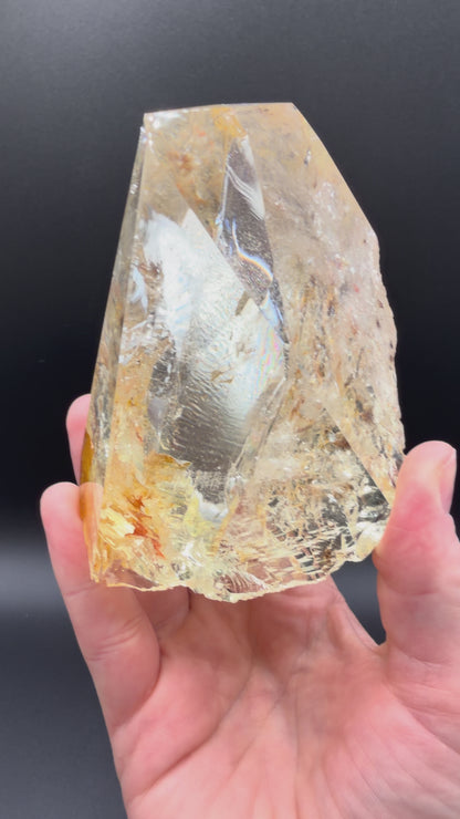 Citrine Half Polished Freeform