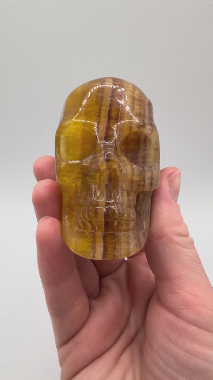 Fluorite Skull